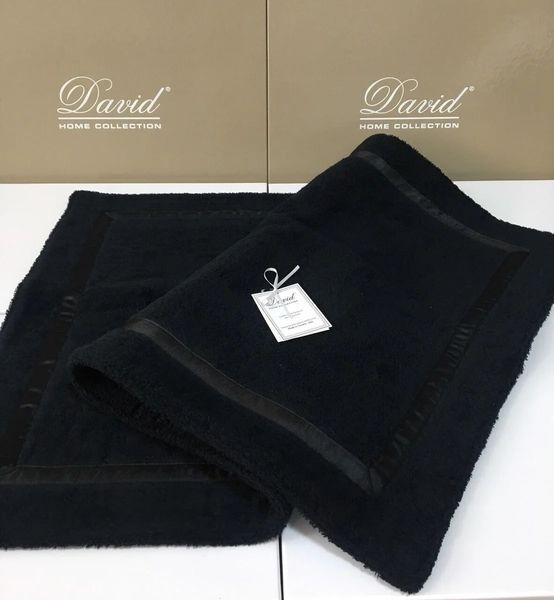 Коврик для ванной махровый David Home Collection Black 60x100 см p_s_k_900909 фото