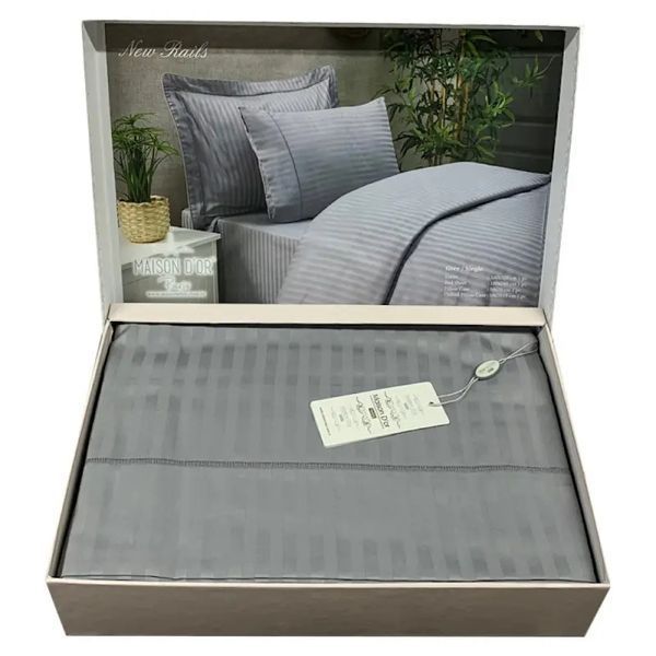 Постельное белье Maison Dor - NEW RAILS GREY (160x220) 003134 Mai_003134 фото
