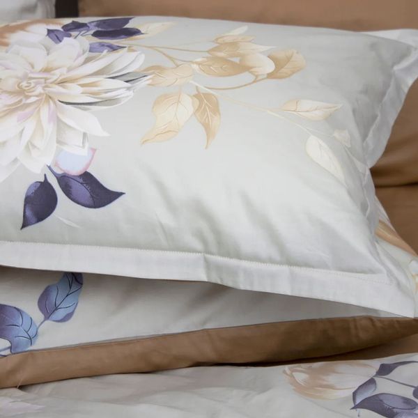 Комплект постільної білизни LUXURY LINENS Lauren Beige 100% єгипетська бавовна luli3300043 фото