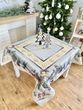 Скатертина гобеленова Limaso Runner723 Різдво в Карпатах, 137x137 см