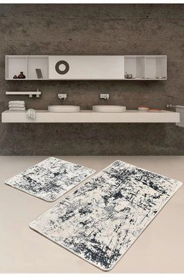 Набір килимків для ванної кімнати Chilai Home Kenzo 60*100+50*60 Chom_110024255 фото