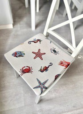 Подушка на стілець гобеленова EDEN149 Limaso, 40x40, Квадратна, Повсякденний, Без люрексу, 75% поліестер, 22% бавовна, 3% акрил, поролон, Гобелен lim_EDEN149-PS фото