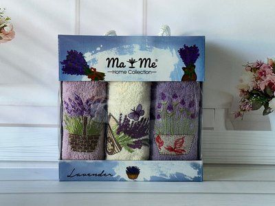 Mame lavender 3в1 Махрові рушники 30х50см Бавовна Туреччина (42825510) Sul-42825510 фото