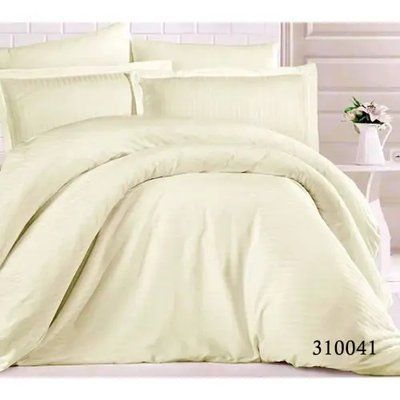 Постельное белье SELENA Импреза Шампань Страйп-Сатин 100% хлопок Кремовый 310041-02 фото