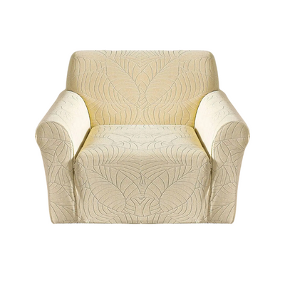 Водоотталкивающий чехол на кресло Жаккард с узором al5851-90х140 фото