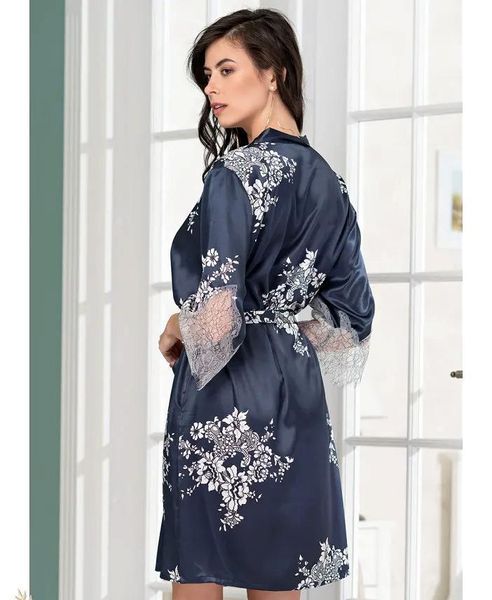 Шелковый женский халат Mia-Amore "Александрия" 3573-1 Alexandria p_s_k_3573-1 L/XL фото