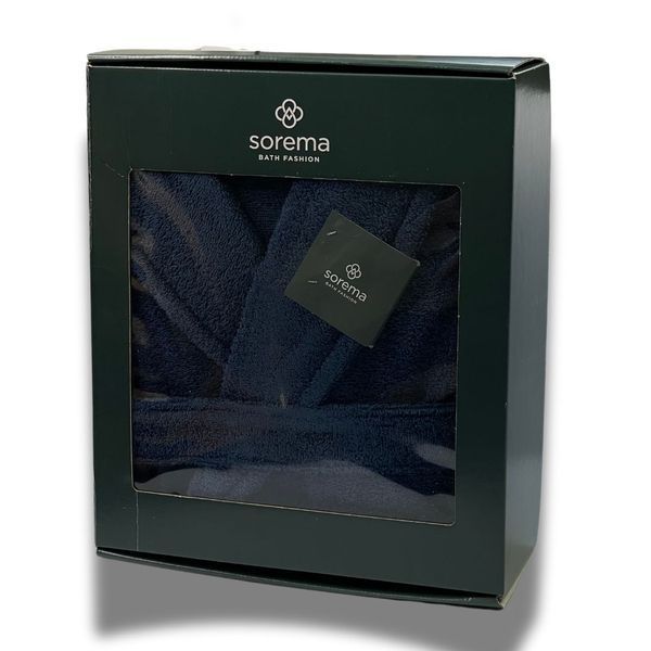 Банный халат махровый Sorema New Plus Dark Denim Sorema-357699-21223 фото