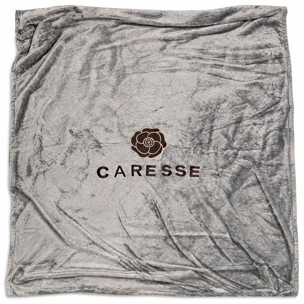 Комплект велюрової постільної білизни Caresse, Темно-сірий crss-5339-dark-gray фото
