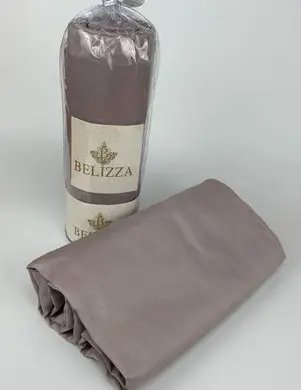 Сатиновая простынь BELIZZA Бледно-сиреневая SulBz-184010 фото