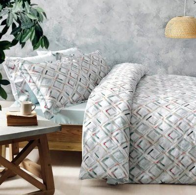 Постільна білизна сатин Де Люкс Tivolyo Home BAILEY Полуторний 160х220 см 180х260 см 50х70см (2шт) p_s_k_302652 фото
