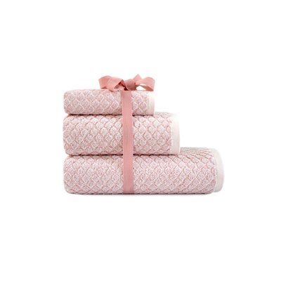 Набір рушників Irya - Jena pembe рожевий 33x33+50x90+70x140 svt-2000022273923 фото