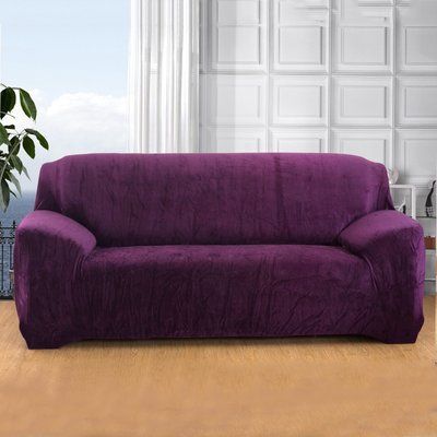 Велюровый чехол на 4-местный диван замша-микрофибра Homytex 6-12609 фото