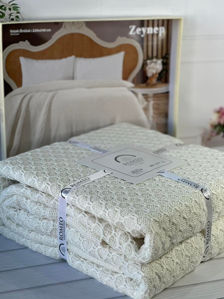 Zeynep вязаный акриловый плед Romeo Home Турция Sul-5643 фото