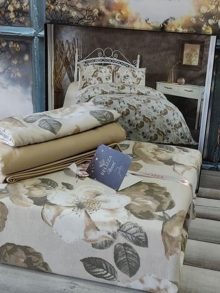 Комплект постільної білизни Belizza Rose Cappucino sul-5285 фото