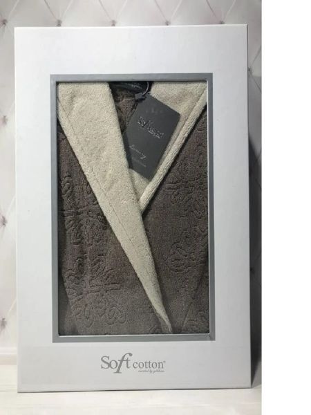 Махровый женский халат Soft cotton SulSf-697511-1 фото