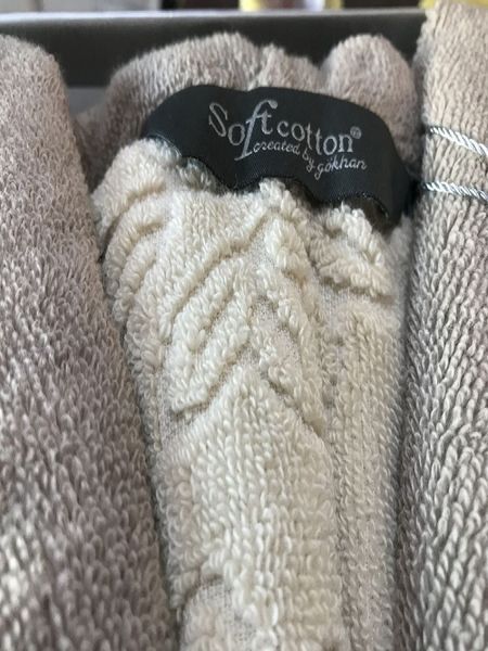Махровый женский халат Soft cotton SulSf-697511-1 фото