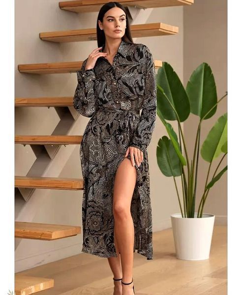 Женский длинный шелковый халат Mia-Amore Селеста 4047 4XL Mia_4047_3XL фото
