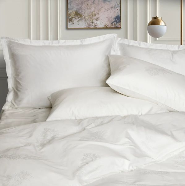 Комплект постільної білизни LUXURY LINENS Jacquard Lucia 100% єгипетська бавовна Сімейні luli3300063 фото