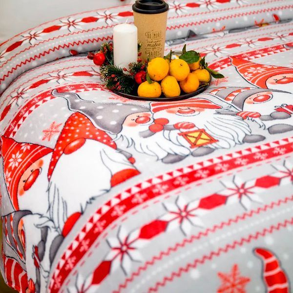 Плед флис Новогодние гномики 150x200 см Love You loveyouhome_9129 фото