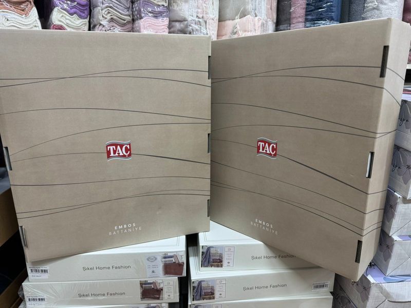 Плед TAC Embos Ekru 220&times;240см tac_223266 фото