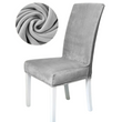 Вельветовий чохол для стільця Diana Textile Velvet 48x55 см al2203Light-Grey фото