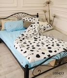 Постельное белье бязь полуторное Selena ТМ Selena Milk 100453 100% хлопок 135 г/м2 100453-01 фото