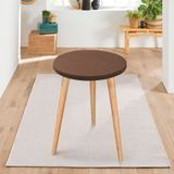 Набір чохлів 2 шт на табурет круглий Corn Fleece коричневий Love You loveyouhome_86182 фото