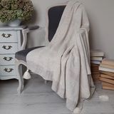 Плед 130х170 BETIRES BALL BEIGE hr-ln700365 фото