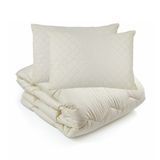 Набор Одеяло Vladi зимнее 200х220 см овечья шерсть + 2 подушки 50x70 см loveyouhome_4661 фото