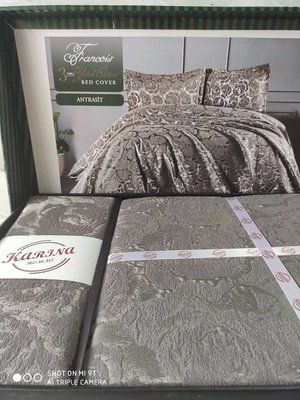 Francios antrasit покрывало с наволочками Karina Sul-3259 фото
