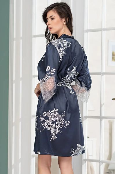 Шелковый женский халат Mia-Amore "Александрия" 3573-1 Alexandria p_s_k_3573-1 XXL/XXXL фото