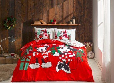 Комплект TAC Disney M&M Christmas простынь на резинке tac_60290417 фото