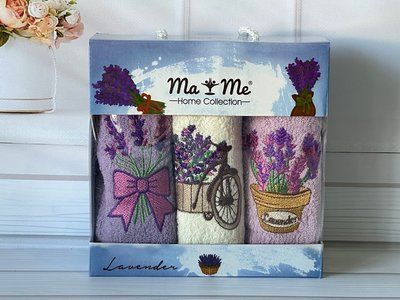 Mame lavender 3в1 Махрові рушники 30х50см Бавовна Туреччина (42825511) Sul-42825511 фото