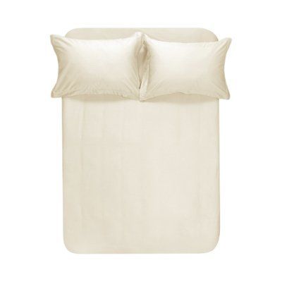 Простыня на резинке с наволочками из сатина Lotus Home - Dakota Modern масляный 180x200+50x70 (2) svt-2000022346450 фото