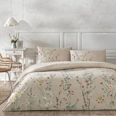 Двоспальний Євро комплект TAC Lunel Beige Ранфорс tac_60322936 фото