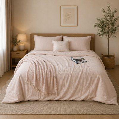 Комплект постельного белья SoundSleep&nbsp;Stonewash&nbsp;Muslin pastel pink p_s_k_93334648 фото