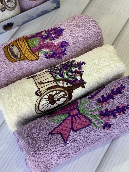 Mame lavender 3в1 Махрові рушники 30х50см Бавовна Туреччина (42825511) Sul-42825511 фото