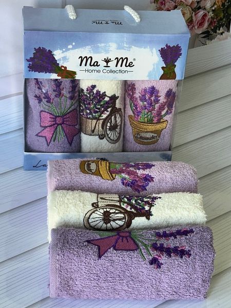 Mame lavender 3в1 Махрові рушники 30х50см Бавовна Туреччина (42825511) Sul-42825511 фото