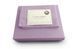 Простыня на резинке лиловая в наборе с наволочкой U-tek хлопок Lilac 100х200 posmar66534 фото 3