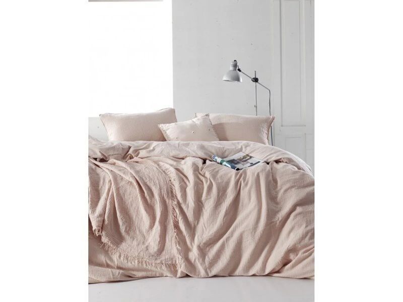 Комплект постельного белья SoundSleep&nbsp;Stonewash&nbsp;Muslin pastel pink p_s_k_93334648 фото
