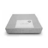 Постільний комплект Grey-White Stripe U-tek бавовна Hotel Collection сірий Євро posmar69195 фото