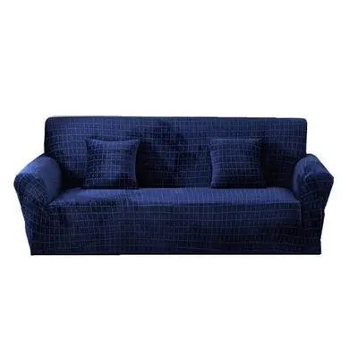 Чохол на 2-місний диван мікрофібра Homytex Синій HT-384820 фото