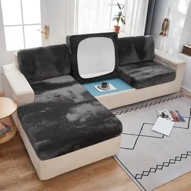 Чохли на дивані подушки - сидушки Homytex 100*120 (50/70) +20 см Двомісні HT-38923 фото