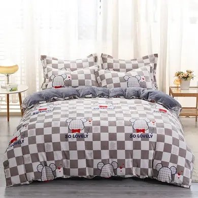 Велюрова постільна білизна Homytex плюшева 23002_1.5 HT-40820 фото