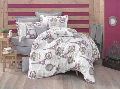 Постільна білизна MAYS сатин - 13388 Євро 200х220 см 240х260 см 50х70см (4шт) p_s_k_levele-13388 фото