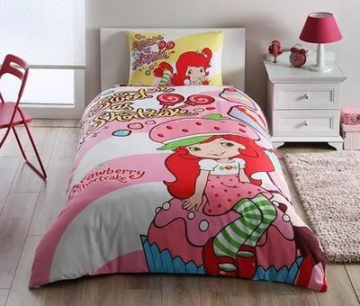 Дитячий та підлітковий комплект TAC Shortcake Cute Ранфорс / простирадло на гумці 60145088 фото