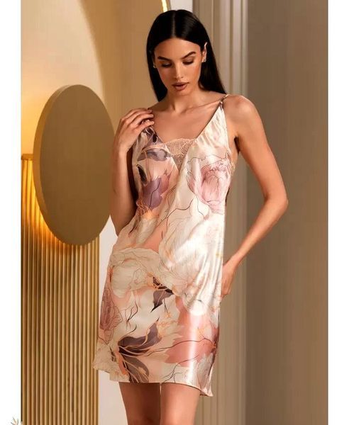 Жіноча сорочка шовкова Півонії 4211 Mia-Amore 2XL Mia_4211_2XL фото