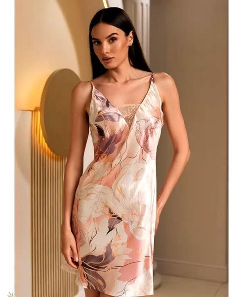 Жіноча сорочка шовкова Півонії 4211 Mia-Amore 2XL Mia_4211_2XL фото