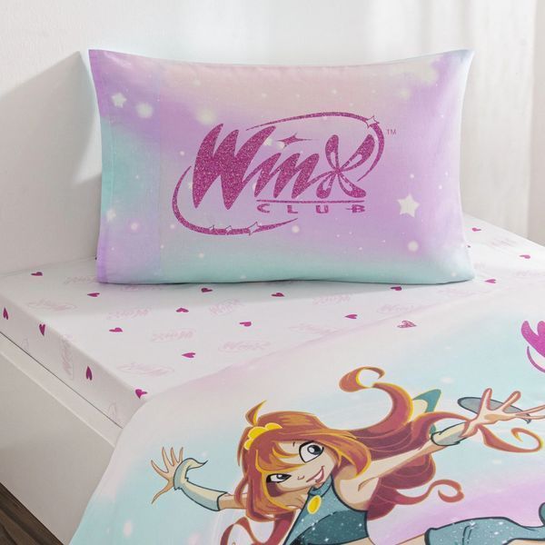 Подростковый комплект Disney TAC Winx Magic Ранфорс / простыня на резинке tac_60321961 фото