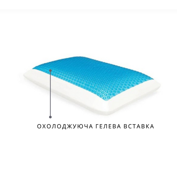 Подушка с охлаждающей гелевой вставкой Galaxy ERGO FOAM GEL ERGO-FOAM-JEL фото